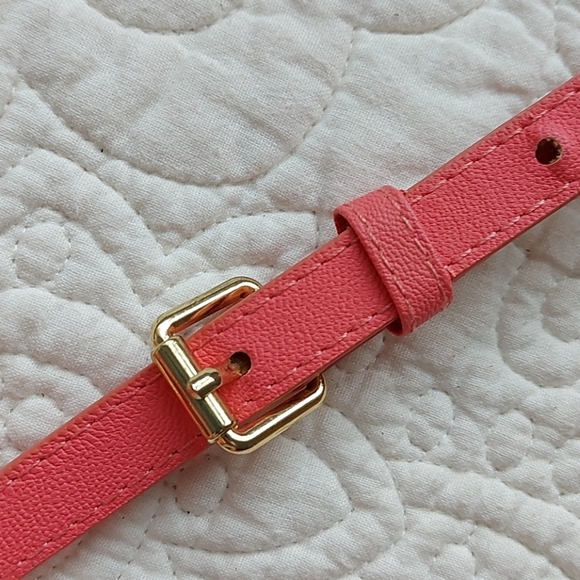 H&M pink studded skinny belt - Picture 2 of 5